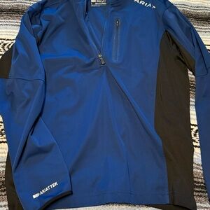 Ariat Men's Blue and Black Jacket
